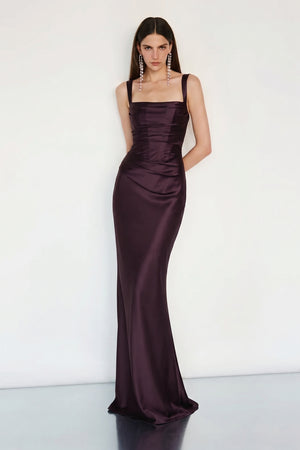 Regalia Gown – Midnight Plum