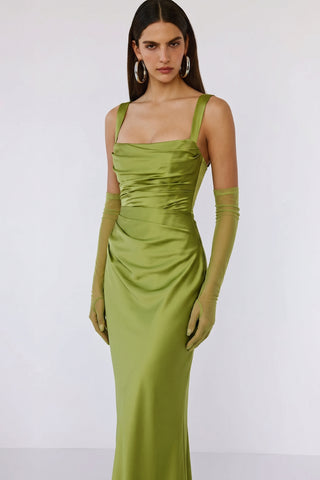 Regalia Gown – Light Olive