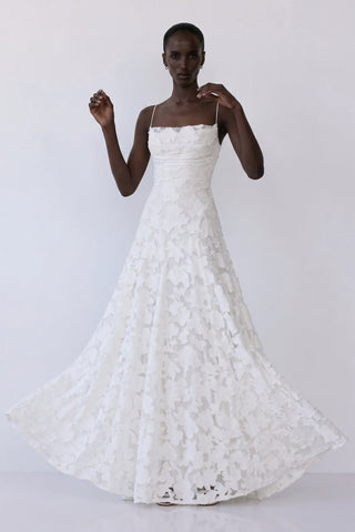 Roselle Gown – Ivory White