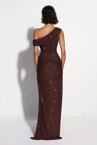 Aurex Gown – Brown