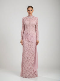 Amira – Dusty Rose Event Dress