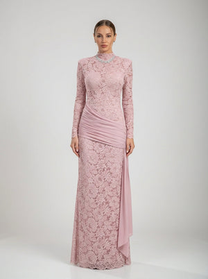 Amira – Dusty Rose Event Dress