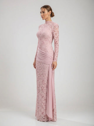 Amira – Dusty Rose Event Dress