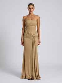 Astryx Sparkle Gown – Gold Sparkle