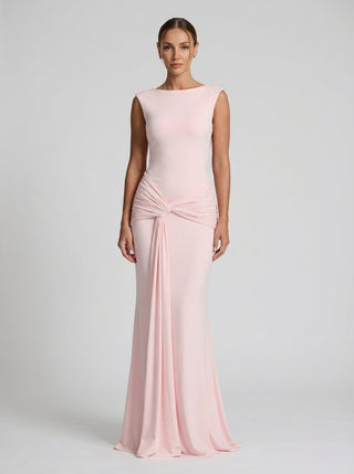 Velina Noir Calista Gown in baby pink – gown product photo