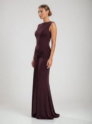 Calista Gown – Plum