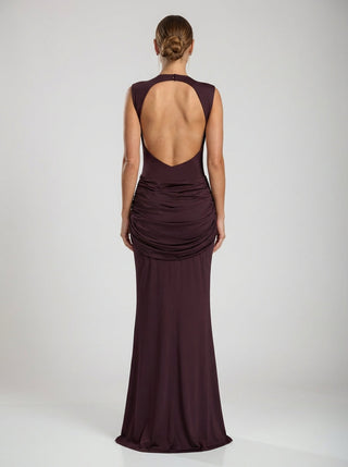 Calista Gown – Plum