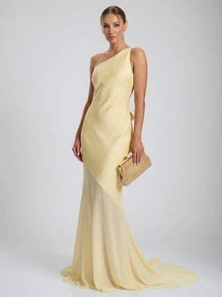Dominion Gown – Lemon Yellow