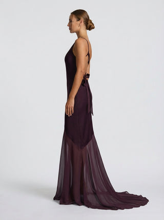 Dominion Gown – Plum