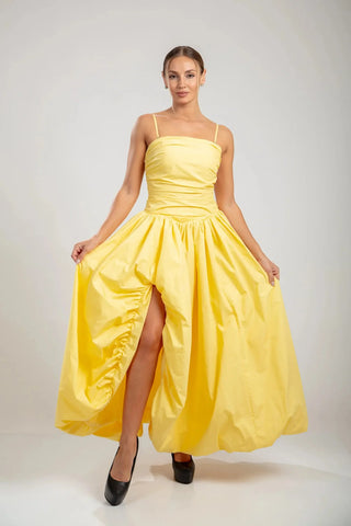 Isotta Gown – Butter Yellow