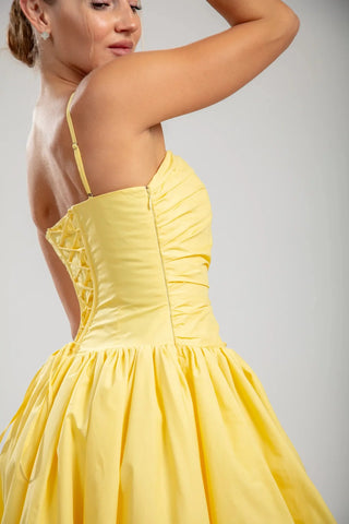 Isotta Gown – Butter Yellow