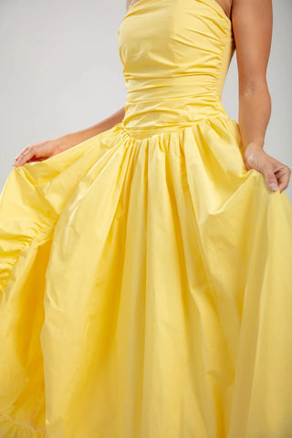 Isotta Gown – Butter Yellow