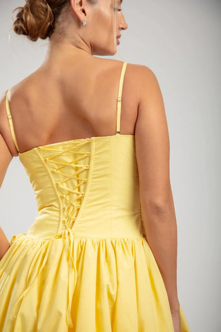 Isotta Gown – Butter Yellow