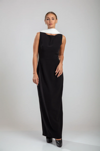 Noctyra Maxi Dress – Eclipse Black