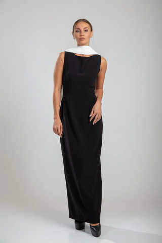 Noctyra Maxi Dress – Eclipse Black