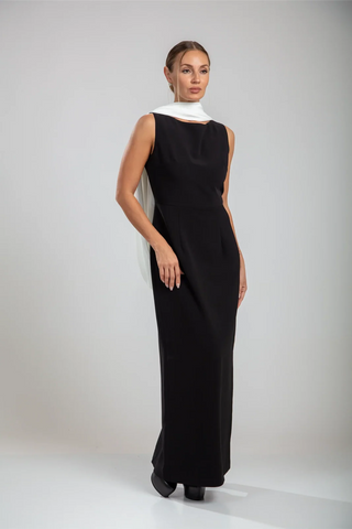 Noctyra Maxi Dress – Eclipse Black