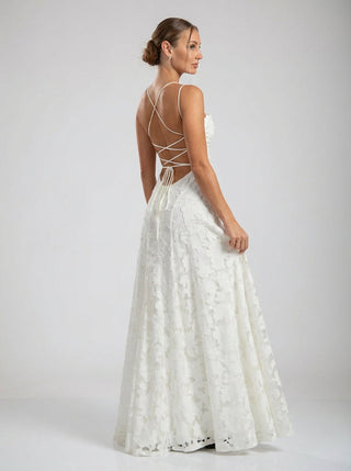Roselle Gown – Ivory White