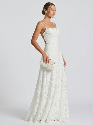 Roselle Gown – Ivory White