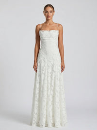 Roselle Gown – Ivory White