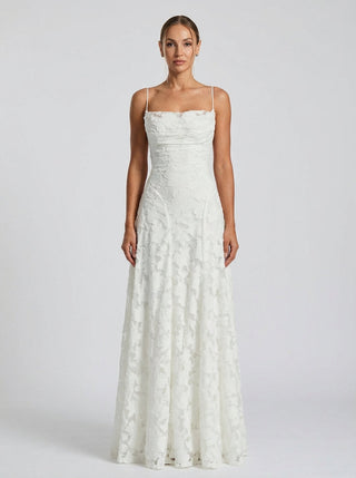 Roselle Gown – Ivory White
