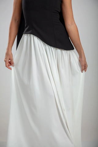Seraphine Gown – Noir/Blanc