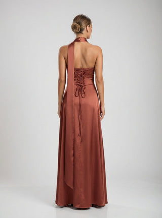 Solara Gown – Rust