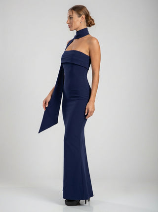 Valeria Gown – Navy Blue