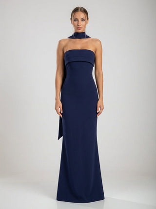 Valeria Gown – Navy Blue
