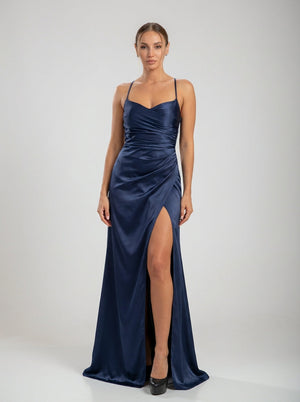 Valoria Gown – Navy Blue