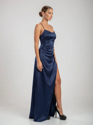 Valoria Gown – Navy Blue