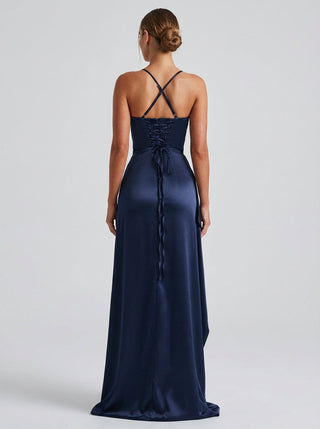 Valoria Gown – Navy Blue