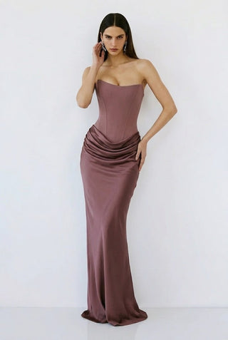 Maggie Maxi Dress – Dusty Rose