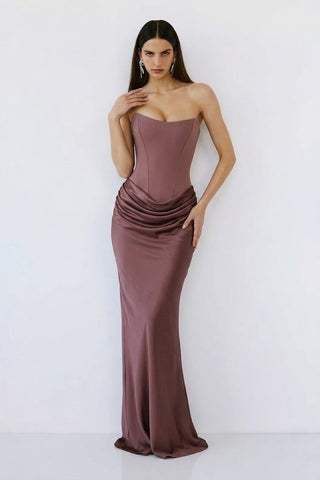 Maggie Maxi Dress – Dusty Rose