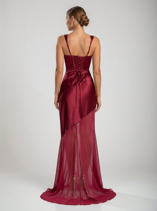 Eliza Gown – Burgundy