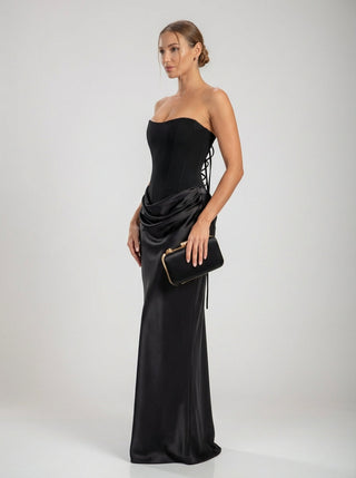 Vittoria Dress – Midnight Black