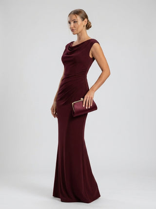 Valeris Gown – Deep Garnet