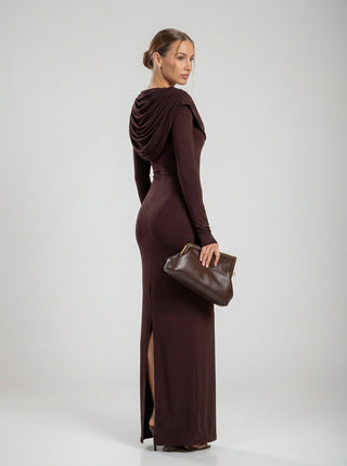 Noctra Gown – Coffee Brown