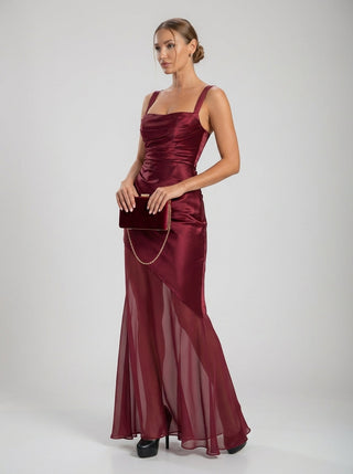 Serella Gown – Deep Garnet