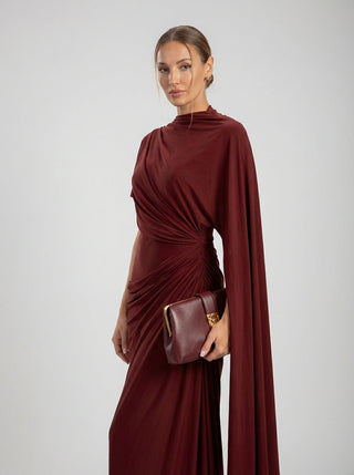 Lunaria Gown – Bordeaux