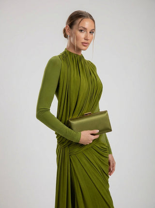Zuri Gown – Olive Green