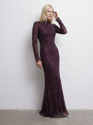 Juliana Gown – Burgundy