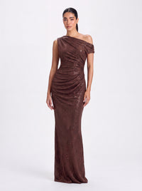 Aurex Gown – Brown