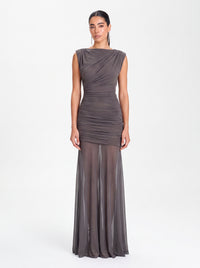 Aurelian Gown – Charcoal