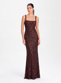 Alessia Gown – Plum Brown