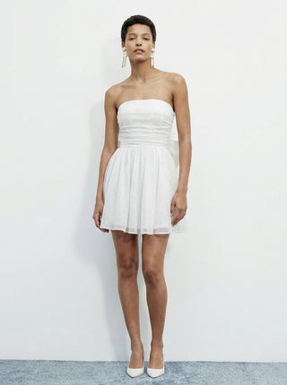 Velina Noir Aurorae Sparkle Dress in ivory – dress product photo