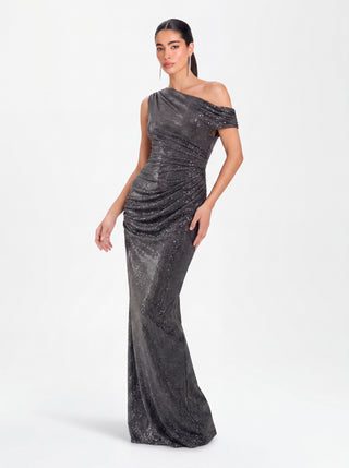 Aurex Gown – Obsidian Black