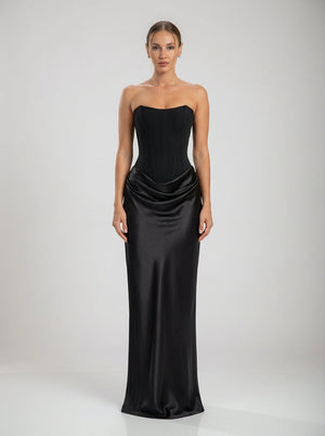 Vittoria Dress – Midnight Black