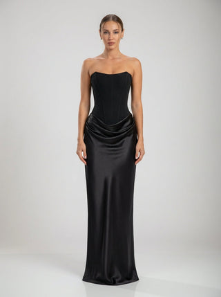 Vittoria Dress – Midnight Black
