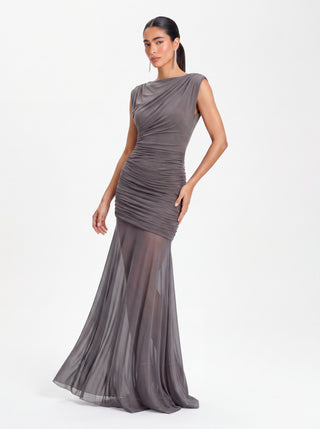 Aurelian Gown – Charcoal