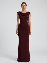 Valeris Gown – Deep Garnet